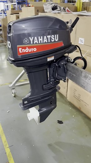 YAHATSU 2 stroke 40hp outboard motor short shaft electric start tiller control