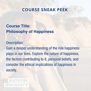 Happy World Philosophy Day to all our deep thinkers and wisdom seekers! Today we celebrate the power of critical thinking, the pursuit of knowledge, and the exploration of life’s biggest questions. Plus, a sneak peek at a couple of our favorite philosophy courses coming Summer 2024. 🧐📚✨>>> https://bit.ly/3FOnu5p | Summer Discovery