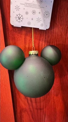 Disney Parks Mickey Mouse Shape Green Ornament #shorts