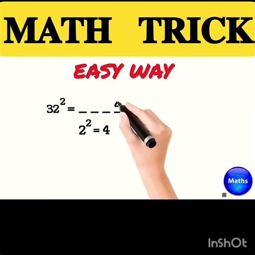 math squaretrick from MANOJ EXPLORER 🫶support this channel and enjoy 🥳 the trick #mathway#mathguide