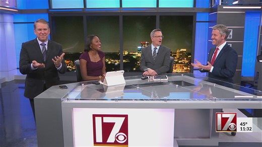 Weather Wes Hohenstein gets in 6-7 reference during his central NC forecast