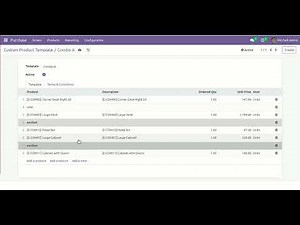 Purchase Order Template Product Odoo