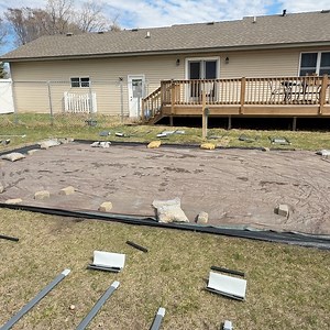 9.2K views · 245 reactions | Our daughter has been working through a sickness and I have been working through allergies. During all of this I was able to get our backyard pool setup and grounded. Now we wait for the warmer weather. #weefam #dadvlog #autismfamily #backyardpool | The Wee Family | Facebook