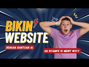 BIKIN WEBSITE CUMA MODAL NGETIK DOANG CUYYY!!