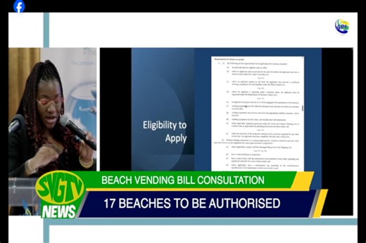 Seventeen (17) beaches across St.Vincent and the Grenadines are expected to be authorized for vending under the proposed Beach Vending Bill, which will be presented in parliament at its next sitting. As part of the legislative process, a series of consultations are being held to engage stakeholders. One such consultation took place recently during the Tourism Stakeholders Conference. Presenting on the proposed legislation, Crown Counsel in the Attorney General’s Chambers, Franeek Joseph, explain