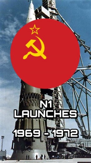Space is vintage on Instagram: "The N1 rocket, developed by the Soviet Union in the 1960s, had a turbulent history with four launch attempts between 1969 and 1972. Unfortunately, all four launches ended in failure, resulting in the destruction of the rockets and their payloads. These failures were attributed to a combination of design flaws, technical issues, and insufficient testing. Despite the setbacks, the N1 program played a significant role in the development of space exploration and laid