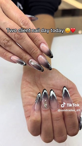 Another day in the books! #white #nails #acrylic #chicago #sandradee