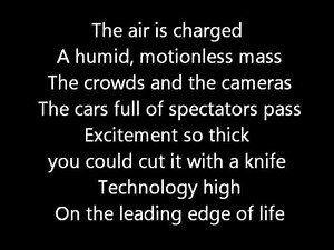 Rush Countdown (Lyrics)