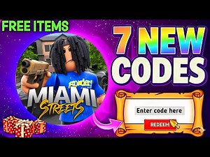 *SECRET UPDATE!* | Miami Streets CODES 2026 (ROBLOX Miami Streets)