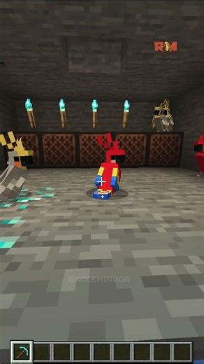Dancing parrots Minecraft #minecraft #viralshorts