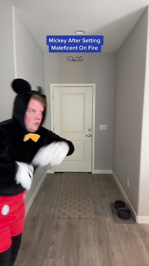 Mickey Mouse Confronts Maleficent After Setting Her On Fire