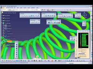 Catia V5R21로 구현한 원형스프링(Circular Spring Modeling Method 01)