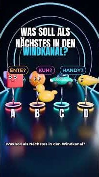 Windkanal-Test: Würfel vs. Kugel vs. Tropfen – wer gewinnt? #shorts