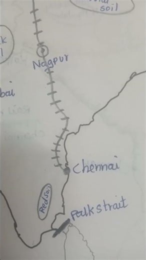 Std X Physical map of India 8 mark q