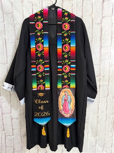 Graduation Stoles, Embroidered Graduation Stole, Graduation Sash, Mexican Graduation Stoles, Class of 2026 Stoles - Etsy