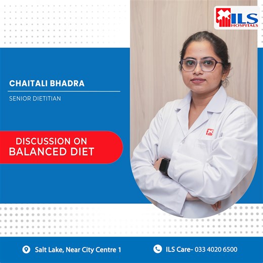 A healthy, balanced diet is the foundation of good health. In this special byte, Chaitali Bhadra, Consultant Dietician, shares insights on how the right mix of nutrients – proteins, vitamins, minerals, fiber, and healthy fats – can improve immunity, boost energy, and reduce the risk of lifestyle diseases. Stay tuned to understand how small dietary changes can make a big difference to your well-being! #BalancedDiet #HealthyLiving #NutritionMatters #DoctorsByte #ILSHospitals | ILS Hospitals
