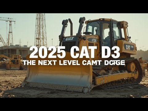 Tiny But Mighty! The 2025 CAT D3 Bulldozer Is a Game Changer!!!