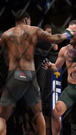 Conor McGregor vs Michael Johnson in UFC 4! 🥋 #Shorts | AI Simulation Gameplay