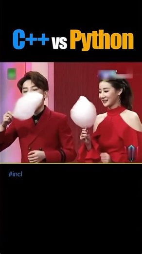 A funny visualization of C++ vs Python | Funny Shorts | Meme#C++ #python #softwaredeveloper