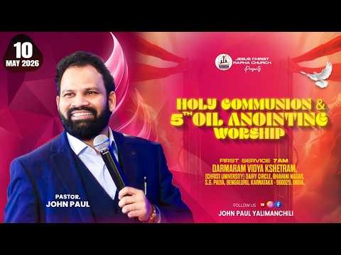 JCRC SUNDAY 1st WORSHIP 10/05/26 MADIWALA WORD ON {A MOTHER ANOINTING} BY PS.JOHNPAUL Y