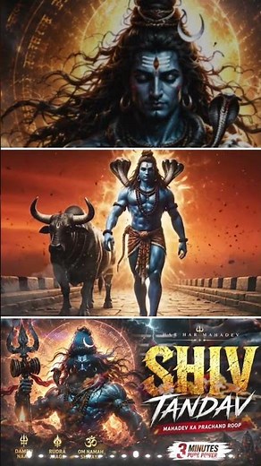 🕉️ Shiva Shiva Mahadeva 🔥 Intense Tandava Chant | Epic Hindu Devotional Music