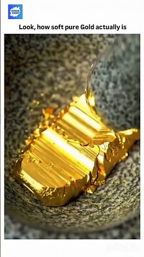 Look How Soft Pure Gold Is! (You Won’t Believe This Texture!)