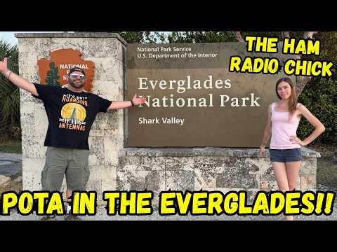 POTA in the Florida Everglades With The Ham Radio Chick
