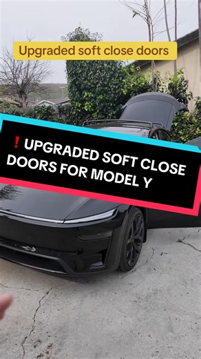 Upgrade Your Tesla Model Y with Soft Close Doors