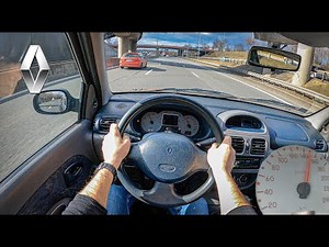 Renault Clio II 2001 | 1.4 16V 98 HP | POV Test Drive