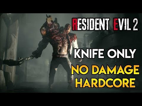 Resident Evil 2 Remake - Birkin Boss (Hardcore) - Knife Only / No Damage
