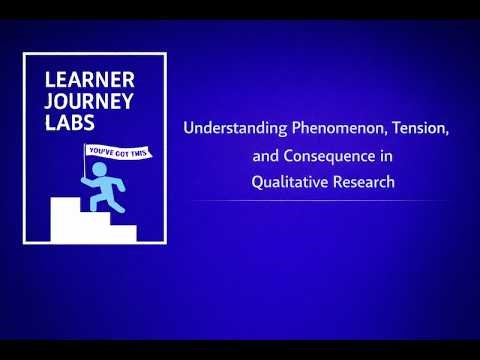 Understanding Phenomenon, Tension, and Consequence in Qualitative Research