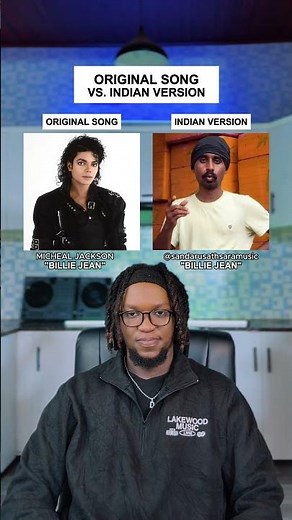 Original Song Vs. Indian Version: Michael Jackson "Billie Jean" #shorts #music #michaeljackson