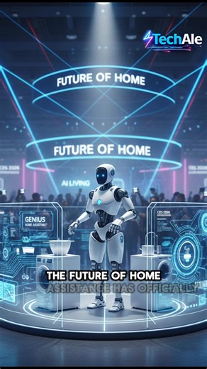 LG is introducing a next-generation AI home robot at CES 2026. This smart robot comes with human-like arms, advanced artificial intelligence, and the ability to help with daily household tasks. From understanding your routine to assisting at home, this is not science fiction — this is the future of smart living.#AI #Robotics #CES2026 #LG #FutureTech #ArtificialIntelligence #SmartHome #AIRobot #TechNews #TechShorts #Innovation #NextGenTech | TechAle | Facebook