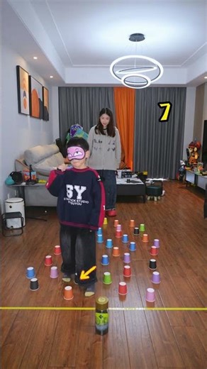 Blindfold Pathfinding Challenge, Parent-Child Interaction, Fun Games, Daily Parent-Child Interac