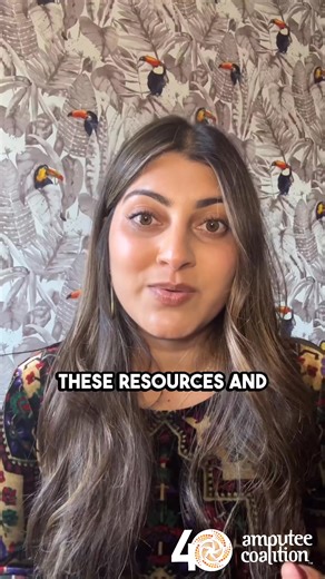 As we celebrate 40 years of progress, our team is reflecting on why we do this work. Shree Thaker, our Director of Communications & Partnerships, shares it best. 💛 A single moment can change a life forever. And when it does, no one should have to navigate that journey alone. Shree’s passion comes from seeing the power of community, peer support, and trusted resources come together to help people not just live, but thrive. This is why the Amputee Coalition exists. This is why we’re marking 40 ye
