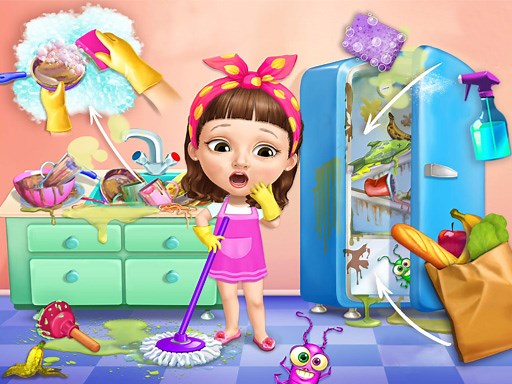 Play Sweet Baby Girl Cleanup Messy House | Free Online  Games. KidzSearch.com