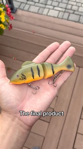 Making a Peacock Bass Glide Bait #diy #handmadelure #luremaking #fishing #lurebuilding #glidebait