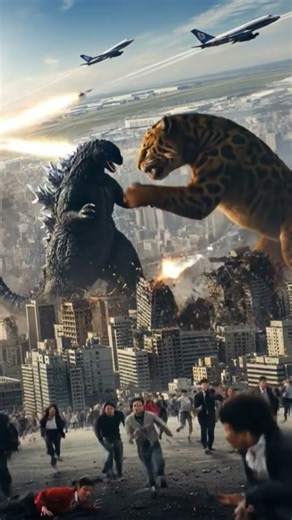 godzilla vs dogman #godzilla #dog #dreamscreenai #ai