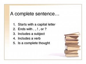 What are 5 examples of complete sentences? [2025] | QAQooking.wiki