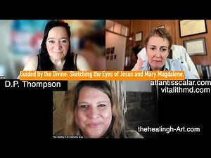 Guided by the Divine: Sketching the Eyes of Jesus and Mother Mary.