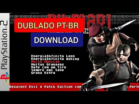 Resident Evil 4 Cheat Edition Dublado PT-BR - PS2