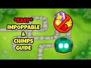 Monkey Meadow Simple CHIMPS & IMPOPPABLE Guide | BTD6 | Bloons TD 6