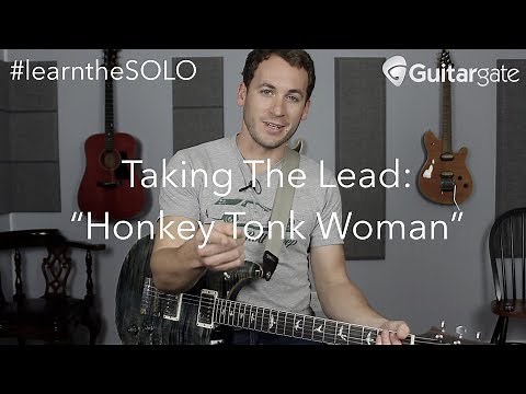 SIMPLE Soloing For "Honkey Tonk Woman" - Rolling Stones - #learntheSOLO
