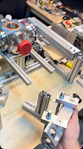 This guy holds the Turbo-Molecular pump, which allows me to really get a deep vacuum, gave it a fancy mount, why not | James Albin