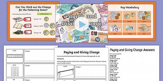 Paying and Giving Change  PowerPoint
