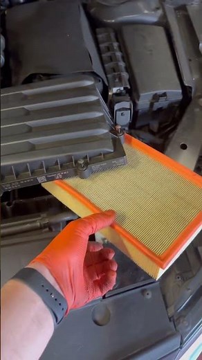 VW Passat 2019 air filter location and replacement