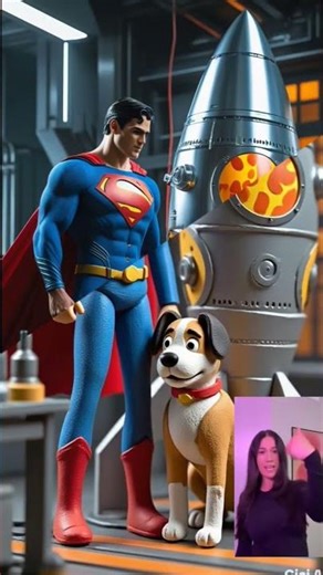 superman vs superdog #superman #dog #shorts #shortsfeed