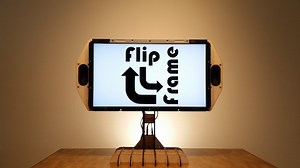 FlipFrame is a rotating digital picture frame | Arduino Blog