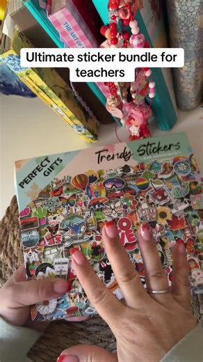 This is such a great sticker bundle, especially for teachers because there's 1000 different stickers in here and they are all age-appropriate and none of them inappropriate#TikTokShopCreatorPicks #tiktokshopblackfriday #tiktokshopcybermonday #stickers