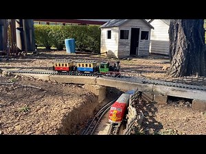 Taking A Ride Through Our G Scale Garden Railway